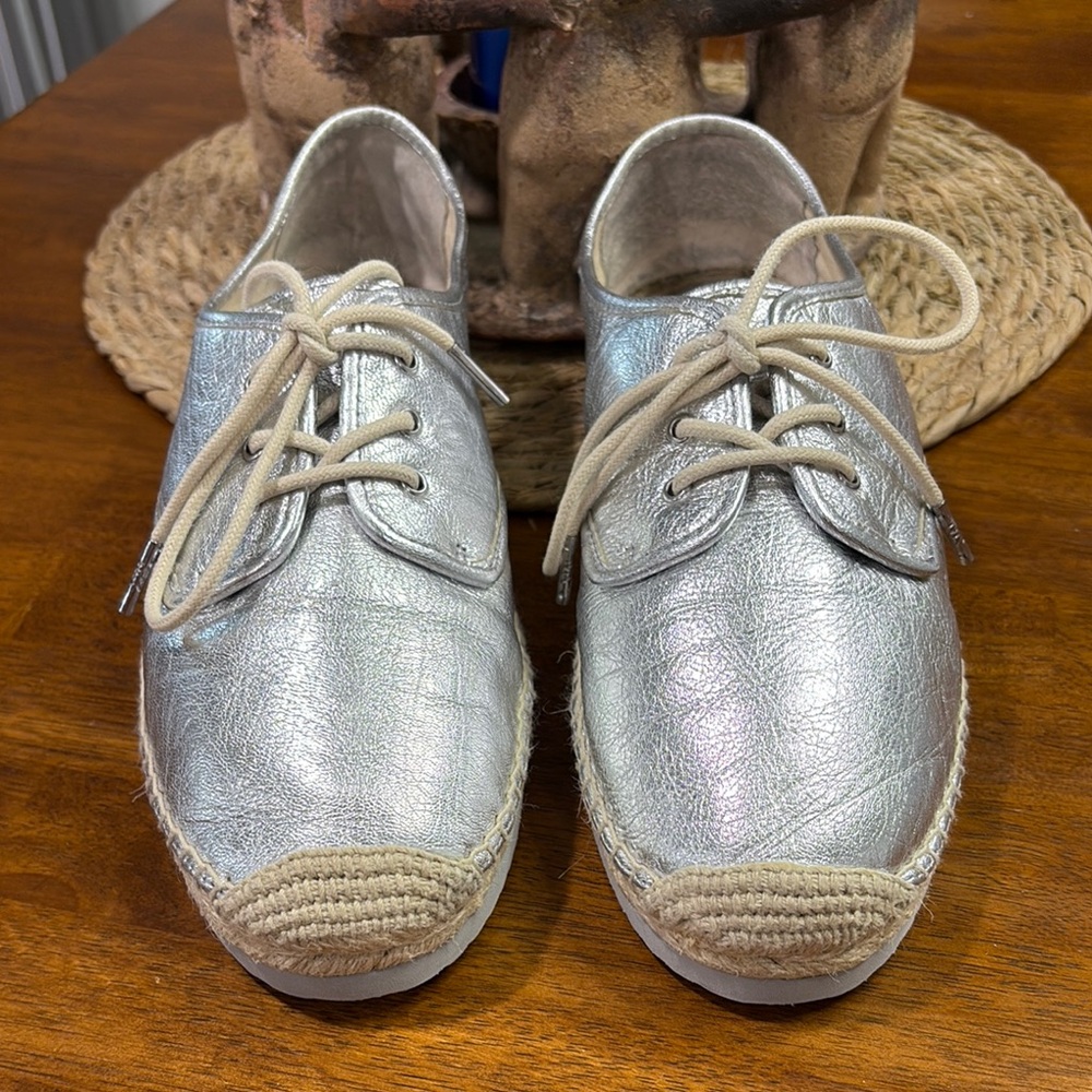 Michael Kors Silver Espadrille Interior - Picture 2 of 9
